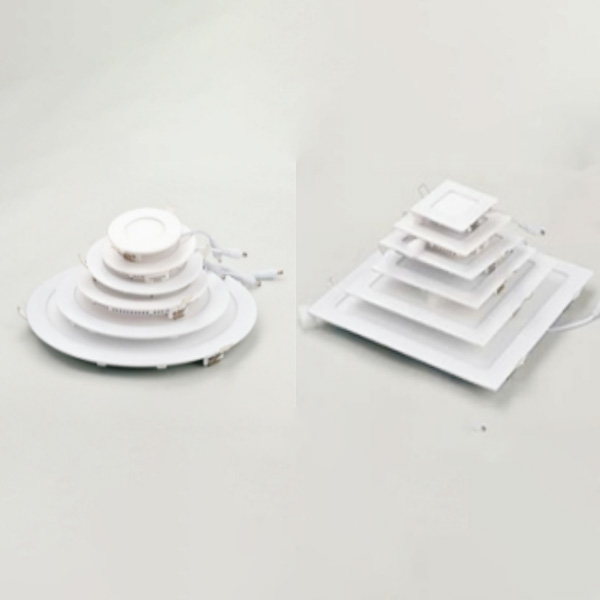 Round & square recessed small panel