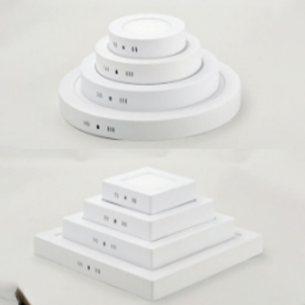 Round & square surface mounted small panel